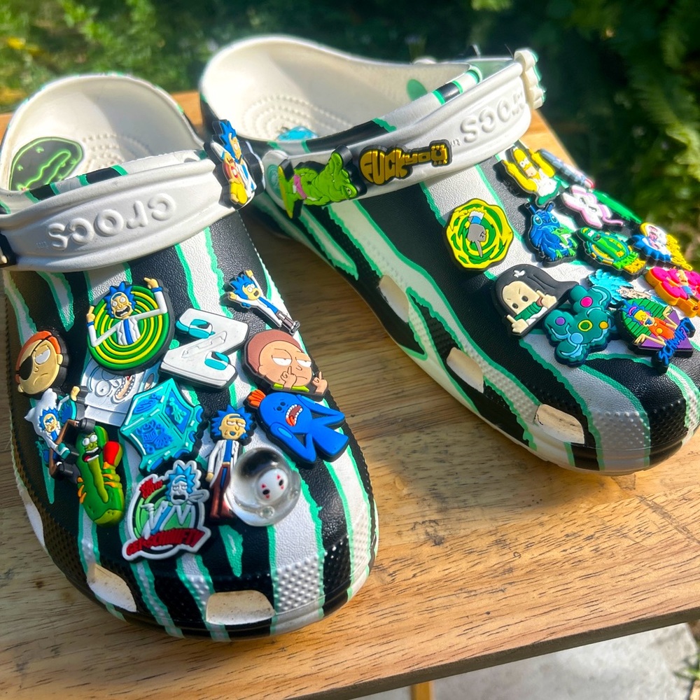 Rick And Morty Art Basel Custom Crocs - image 1